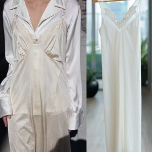 VINTAGE Gilead white sheer Nightgown